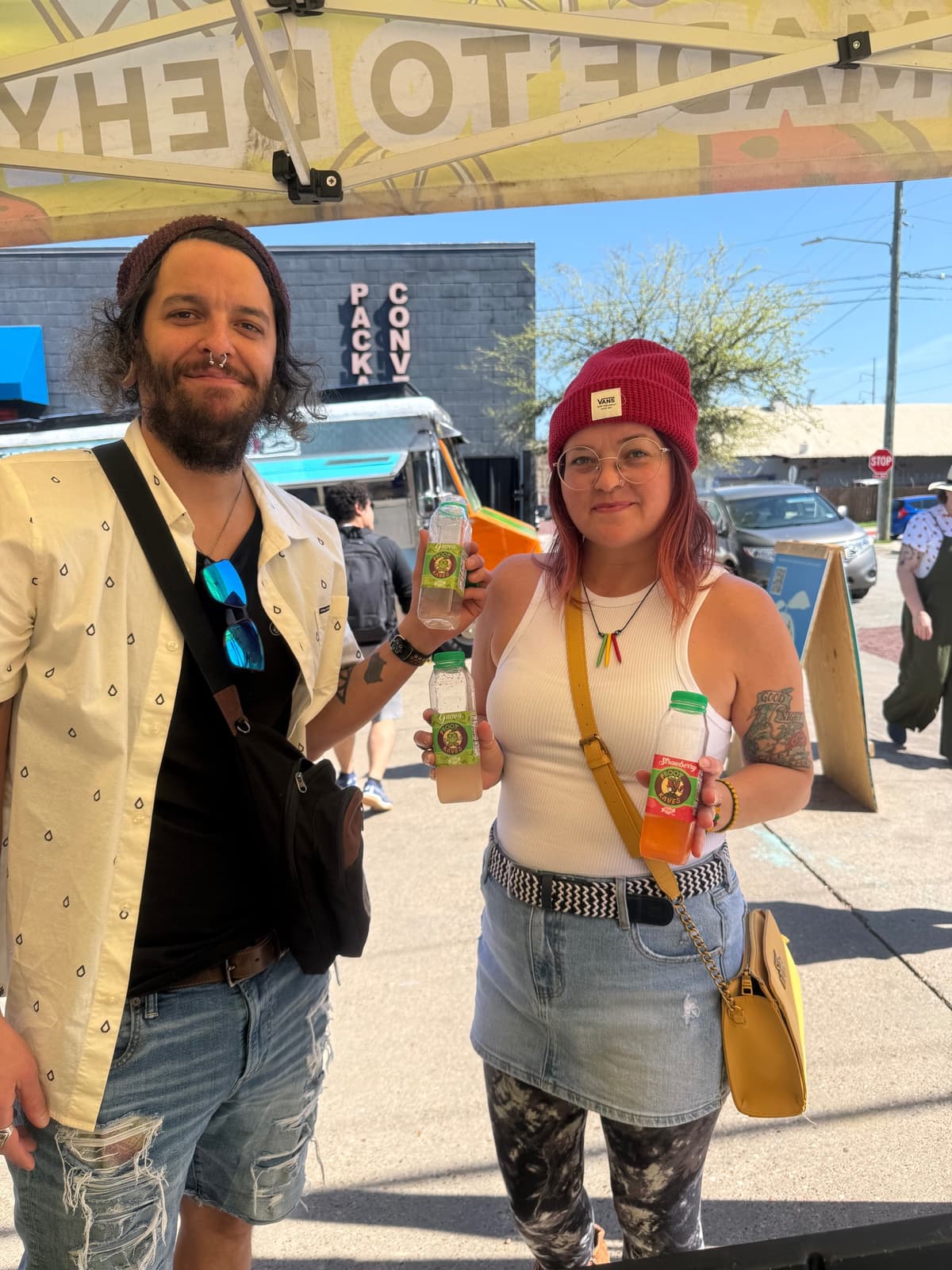 Couple at the market